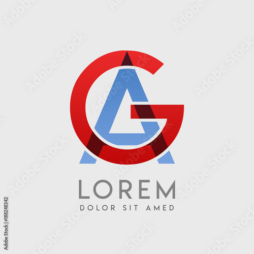 Free Download GA logo letters with 