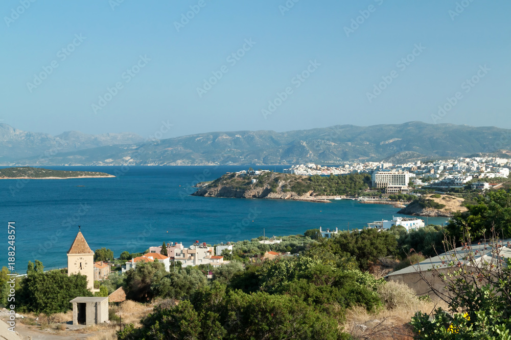 Mirabello Bay view on Crete, Greece