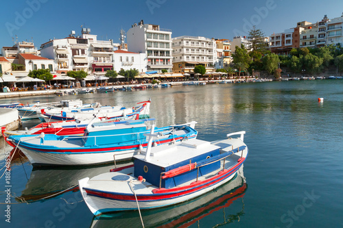Agios Nikolaos city,Crete in Greece