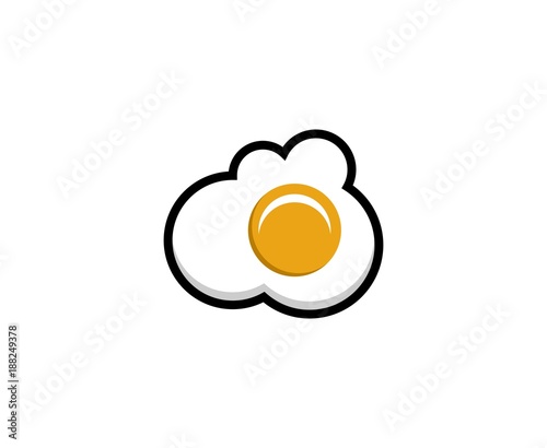 Poached egg logo