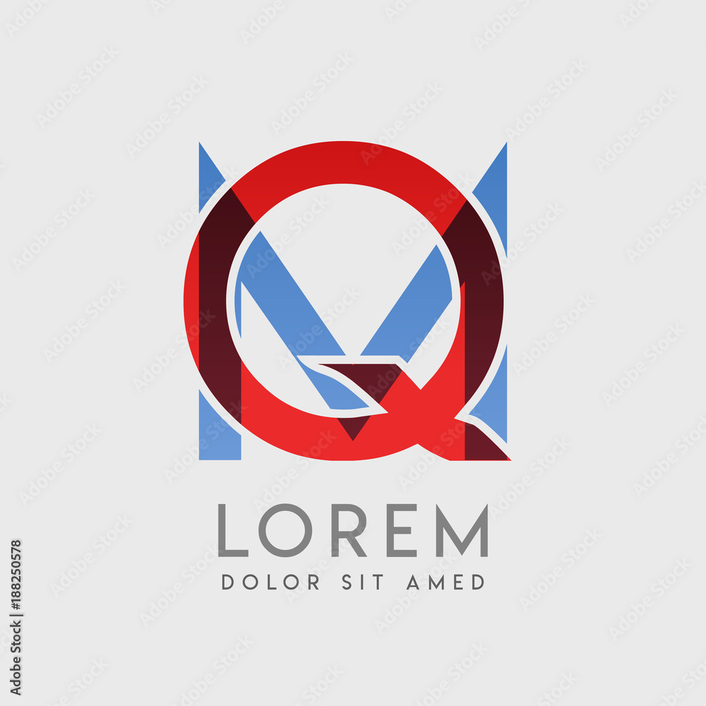 QM logo letters with QM logo letters with
