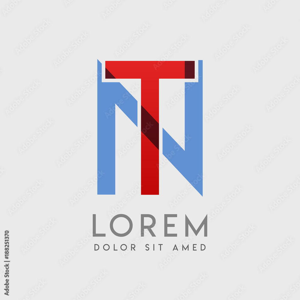 TN logo letters with TN logo letters with