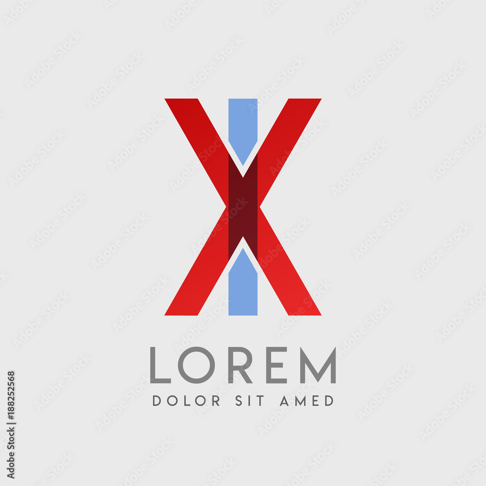 Fototapeta premium XI logo letters with 