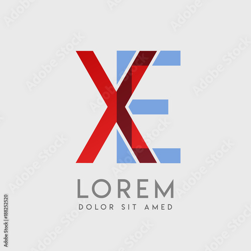 Free Download XE logo letters with 