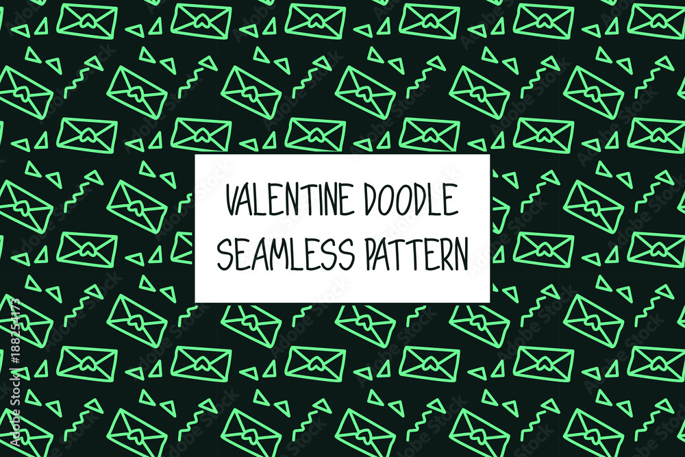Valentine doodle pattern. Design of hand drawn elements for St. Valentine's day, wedding, proposal. Valentine doodle pattern. Design of hand drawn elements for St. Valentine's day, wedding, proposal.