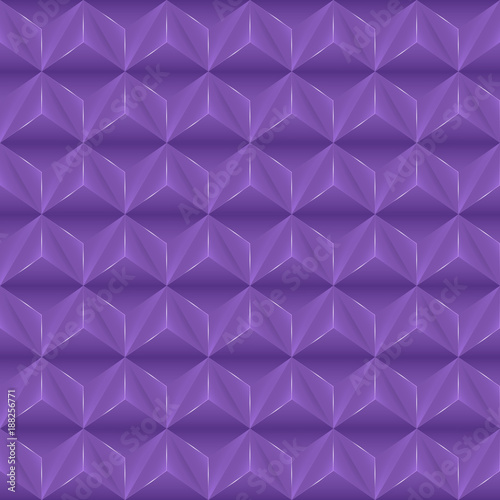 Abstract background with violet pyramids.