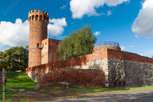 Medieval Teutonic castle in Swiecie, Poland