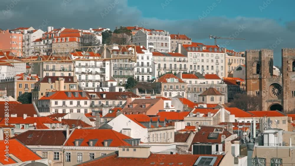 Lisbon Panorama. Timelapse 4k. Lisbon is the capital and the largest city of Portugal. Lisbon is continental Europe's westernmost capital city and the only one along the Atlantic coast. Lisbon Panorama. Timelapse 4k. Lisbon is the capital and the largest city of Portugal. Lisbon is continental Europe's westernmost capital city and the only one along the Atlantic coast.