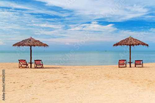 Beautiful tropical beach in Thailand