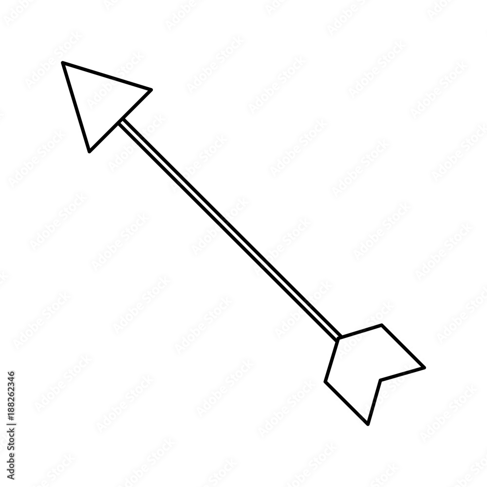 arrow ethnic tribal image design vector illustration outline arrow ethnic tribal image design vector illustration outline