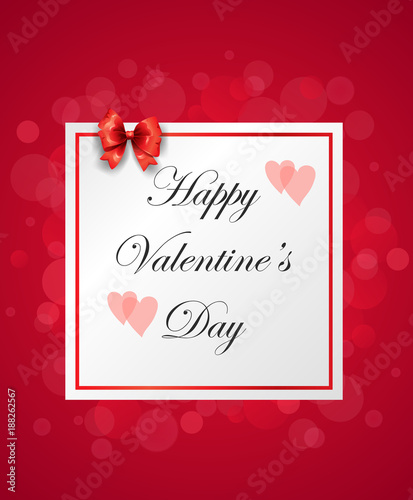 Happy Valentines Day Hand Drawing Lettering design. Vector illustration