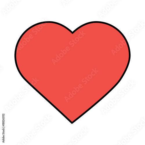 Free Download valentines day love heart romantic passion vector illustration - GFXLoad