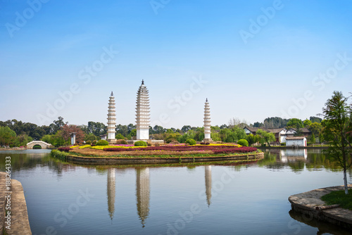 Landscape of Yunnan, located in Kunming, Yunnan, China.