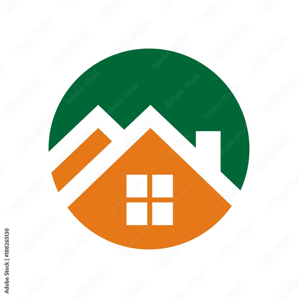 Real estate logo design template vector illustration Real estate logo design template vector illustration