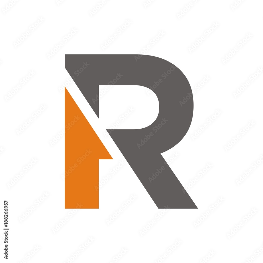 R logo initial letter design template vector illustration R logo initial letter design template vector illustration