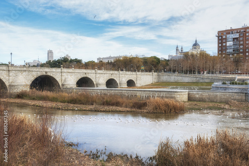 Segovia bridge. Madrid, Spain.