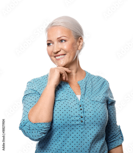 Portrait of smiling mature ...