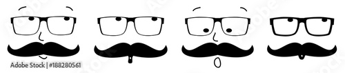 Moustache | Bart Gesichter