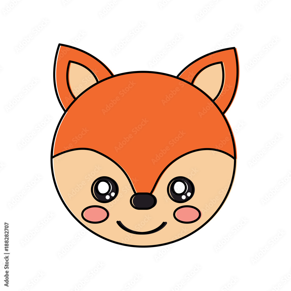 fox cute animal icon image vector illustration design fox cute animal icon image vector illustration design