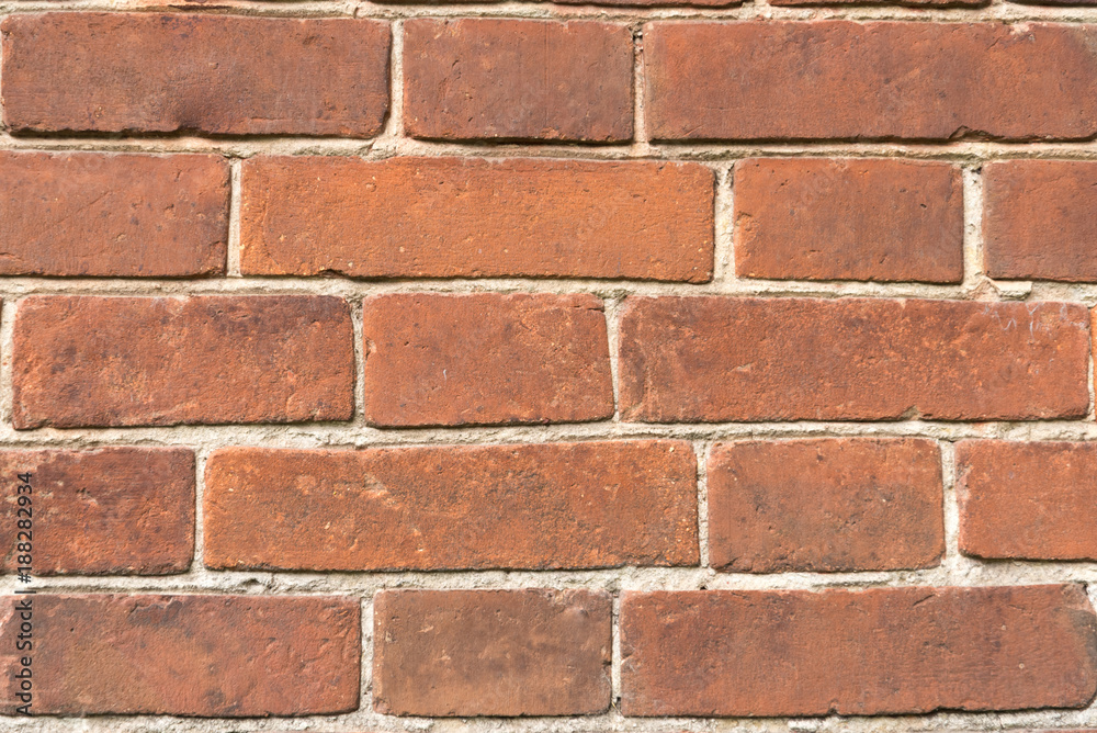 Old red brick wall background Old red brick wall background