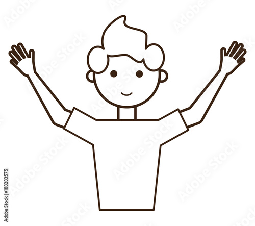 cartoon man icon