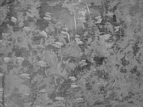 Grayscale stone background texture. Gray sandstone wall or floor rock. Dark scratched limestone vector pattern.