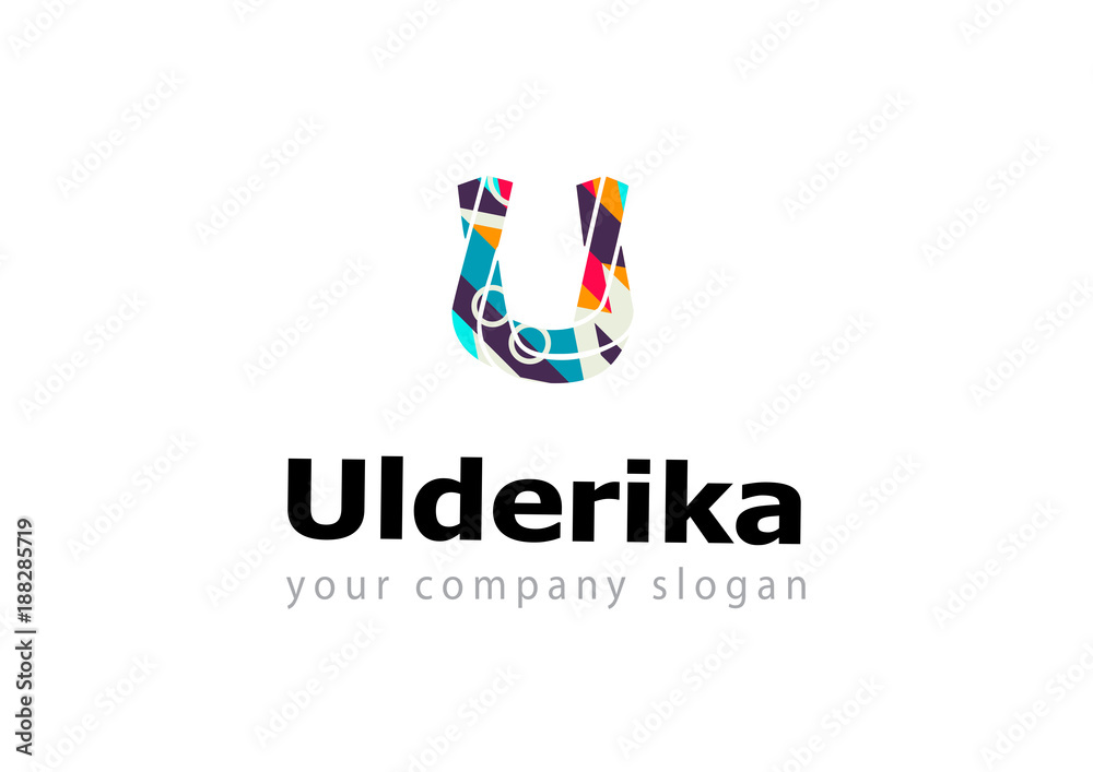 Fototapeta premium letter U logo Template for your company