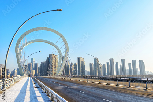 Sanhao Bridge. Located in Shenyang, Liaoning, China.