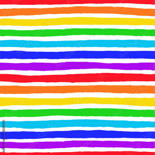 Irregular Striped Rainbow P...