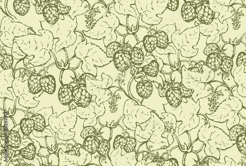 Hop. Vector drawing