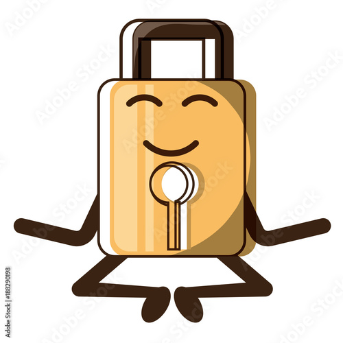 kawaii padlock icon image