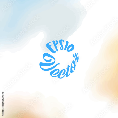 Hand painted vector Watercolor Background