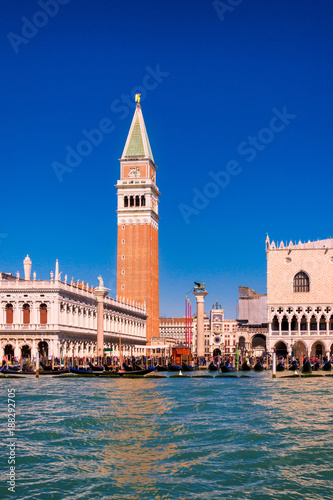 San marco square on a sunny day in Venice,Italy 2015 April