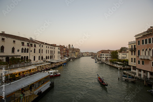 Venice Italy - September 27, 2016 Venice City night photos.