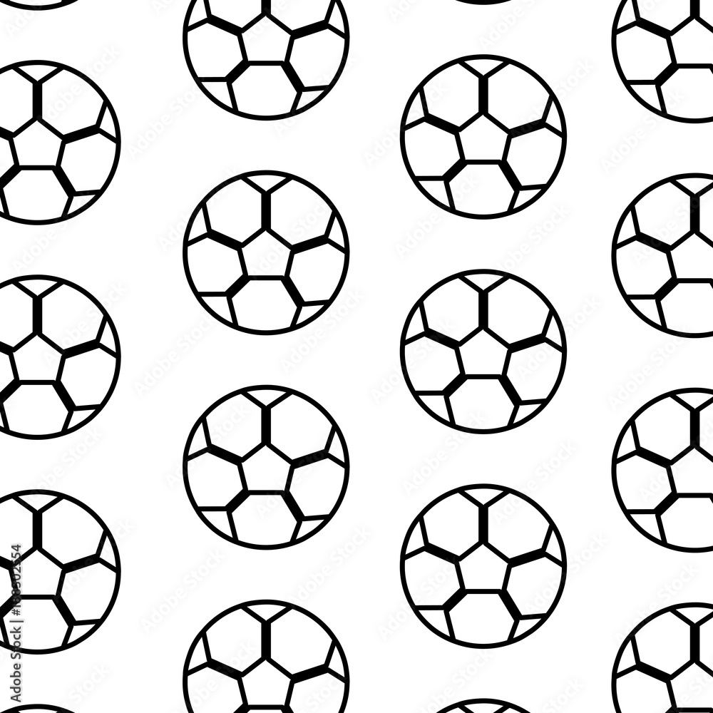 ball football soccer pattern image vector illustration design ball football soccer pattern image vector illustration design
