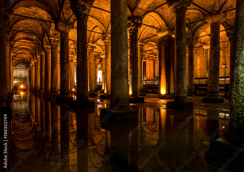 The Basilica Cistern - Istanbul, Turkey.