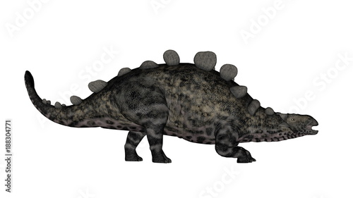 Chrichtonsaurus dinosaur walking - 3D render
