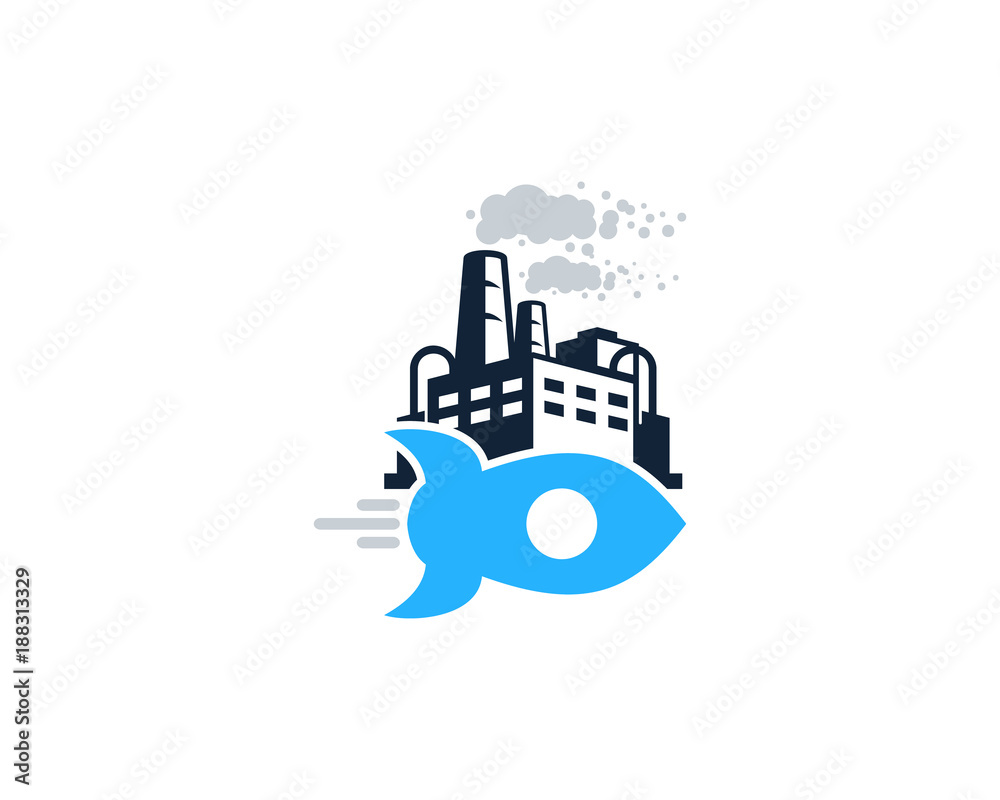 Rocket Factory Icon Logo Design Element Rocket Factory Icon Logo Design Element