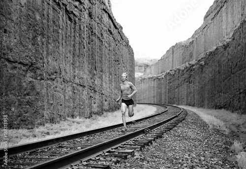 Foto Runner on track