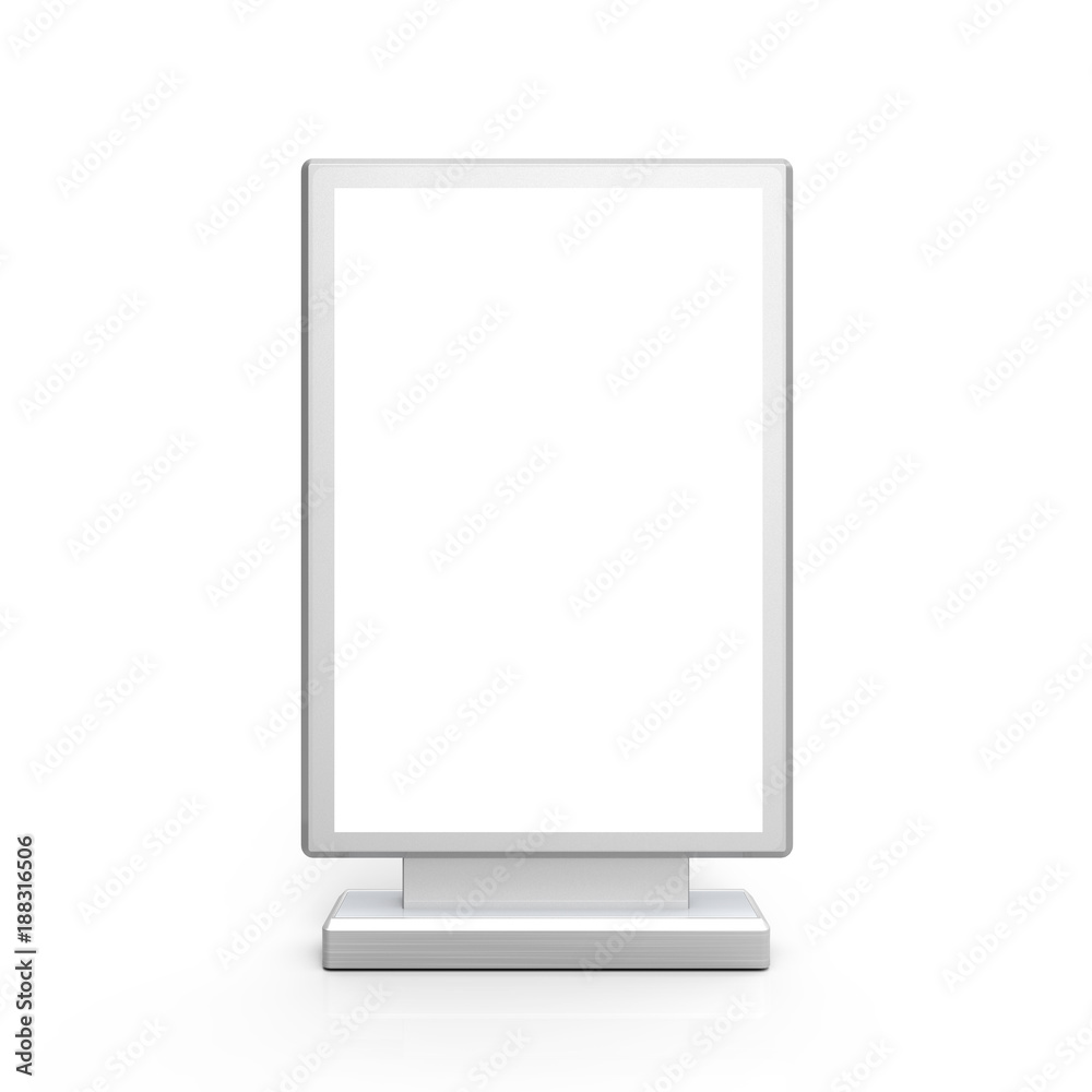 Rectangle light box mockup Rectangle light box mockup
