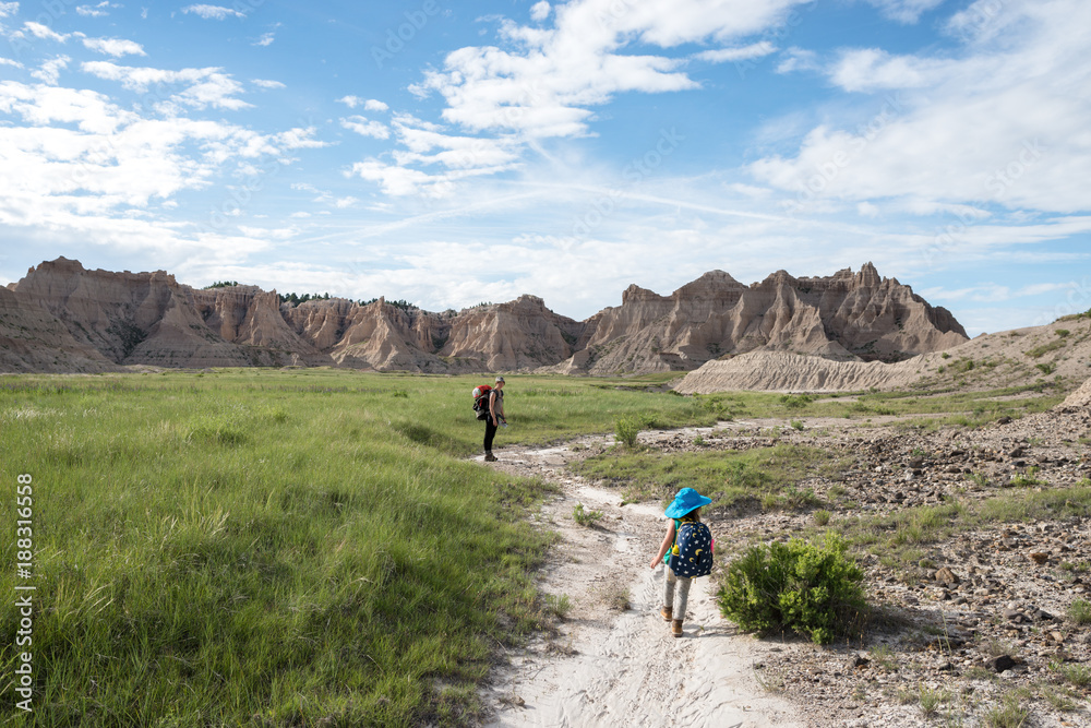 Backpacking in the Badlands
