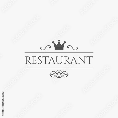 Vector restaurant logo