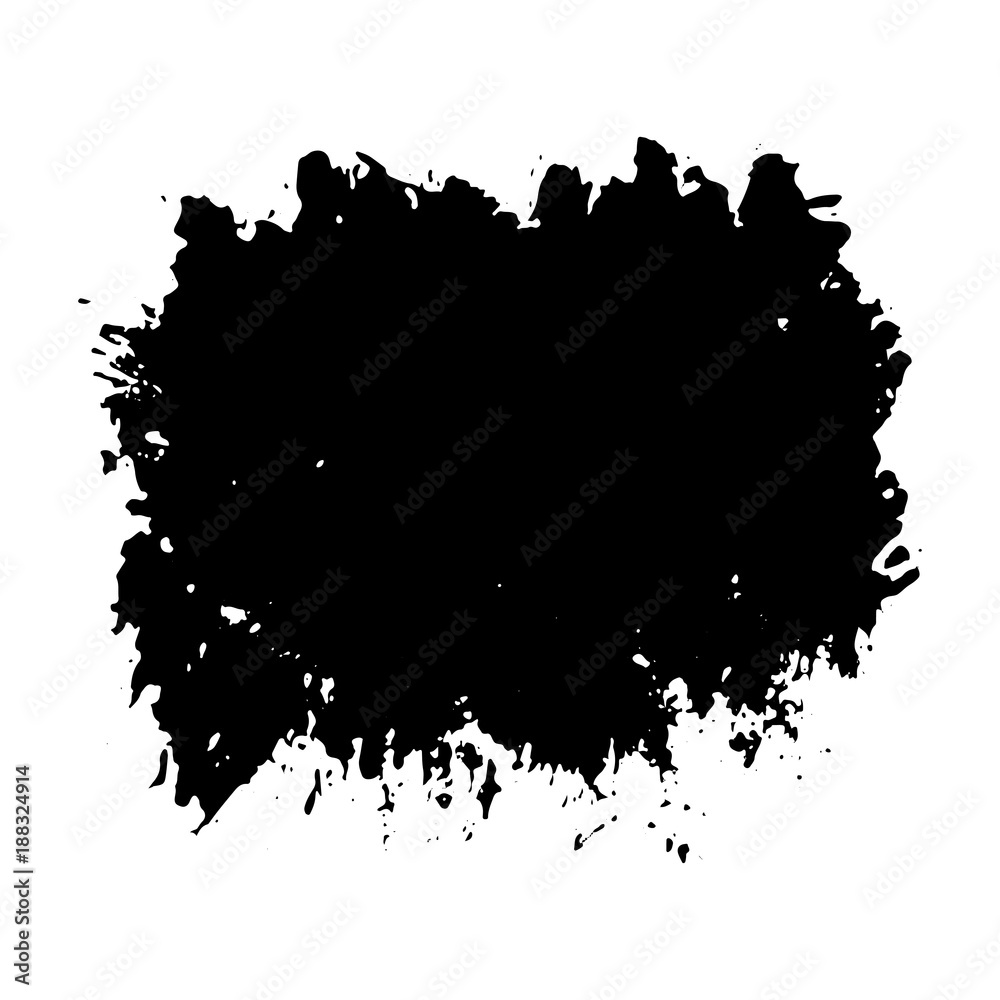 Ink vector dry brush stroke. Vector illustration. Grunge hand drawn watercolor texture. Space for text. Ink vector dry brush stroke. Vector illustration. Grunge hand drawn watercolor texture. Space for text.