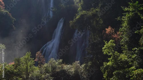 Thi Lor Su waterfall, biggest waterfall in Thailand