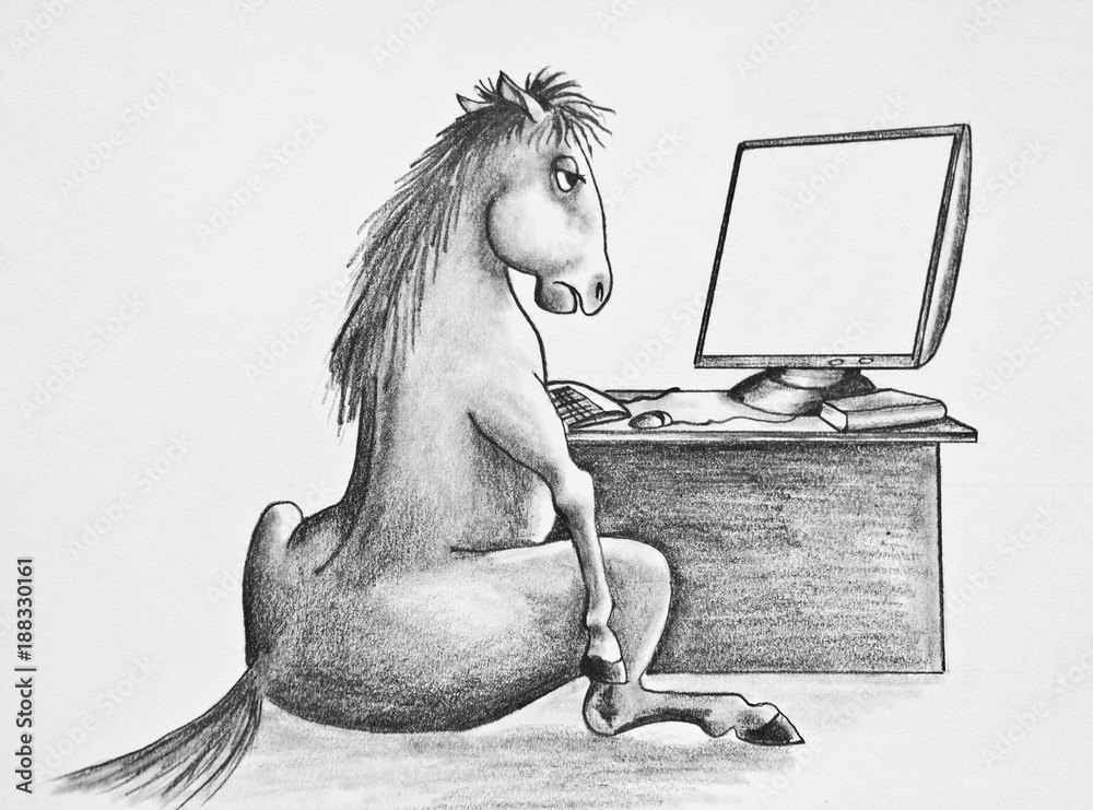Computer horse on sale