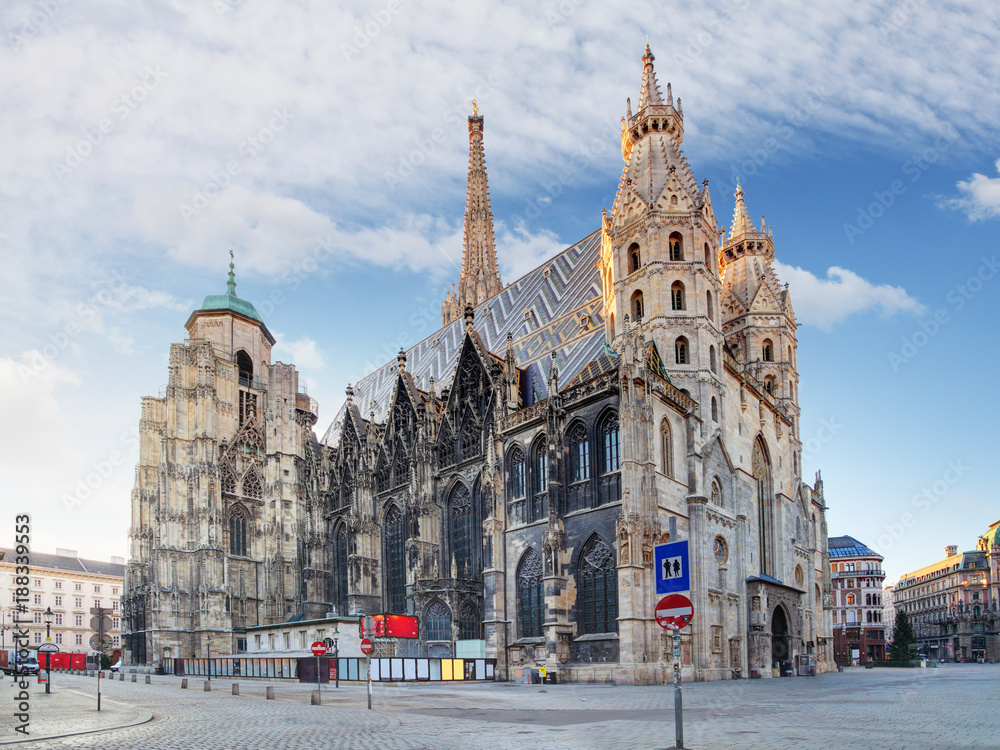 Naklejka premium Wiedeń - Katedra św. Stefana, Austria