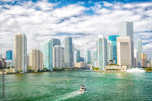 miami city skyline view