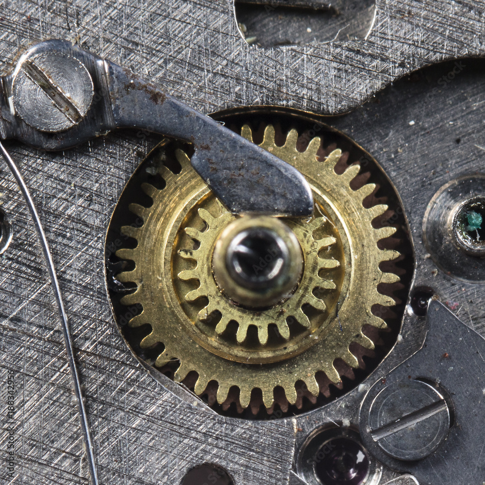 clockwork old mechanical watch