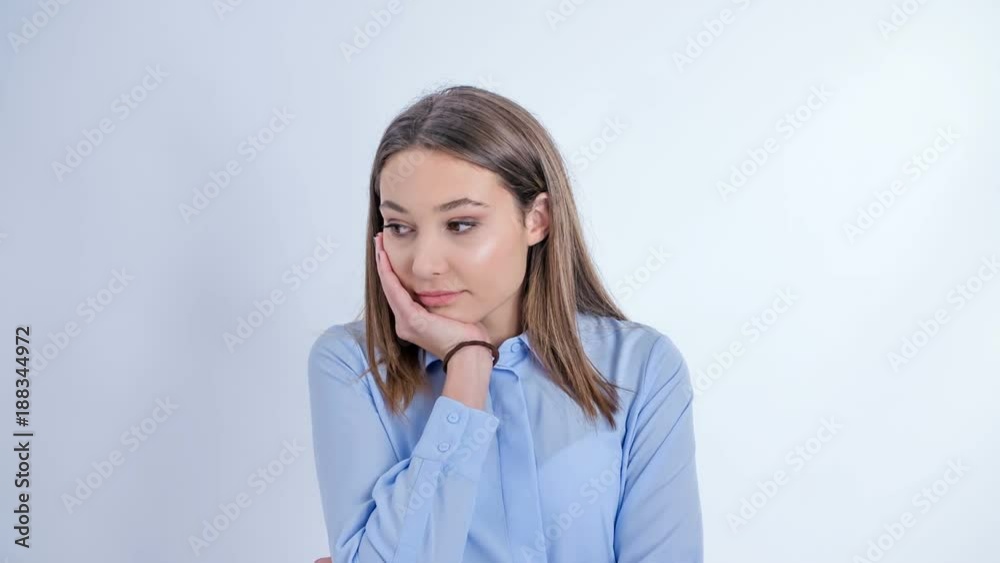 It looks like this model is a bit shy and bored. She also looks down on the ground. It looks like this model is a bit shy and bored. She also looks down on the ground.