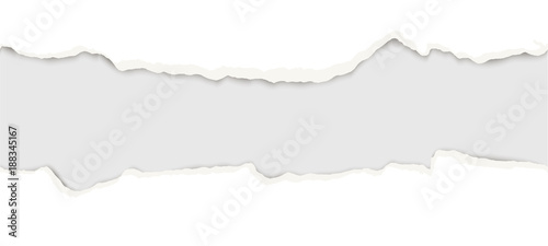 ripped open paper